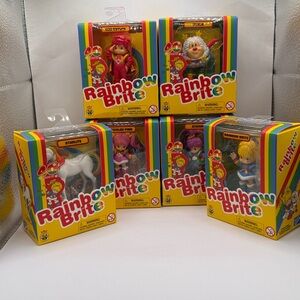 40 Years of Rainbow Brite Collectible Figures New in Branded Boxes Lot of 6